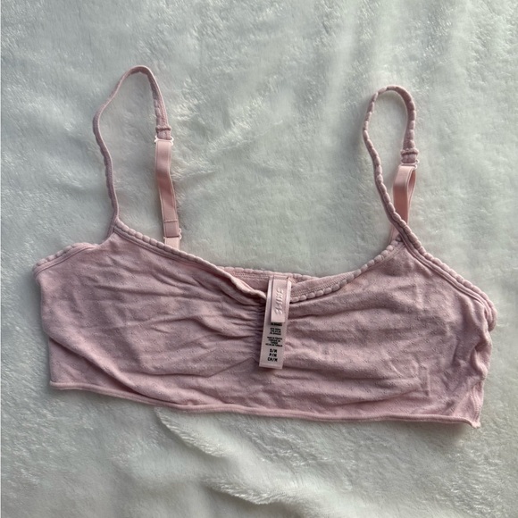 skims pointelle bralette baby pink - Picture 3 of 3